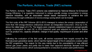 Perform Achieve and Trade (PAT) Scheme