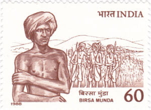 Birsa Munda 1988 stamp of India