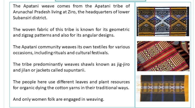 Arunachal Pradesh Apatani Textile Product