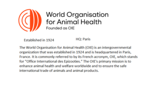 World Organisation for Animal Health