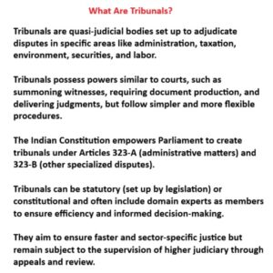 Tribunals