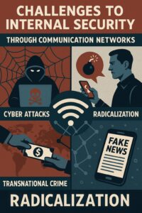 Challenges to Internal Security Through Communication Networks