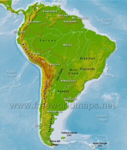 southamerica map