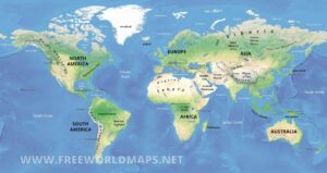 worldmap physical hd