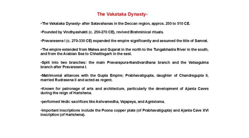 Vakataka Dynasty 1 The Vakataka Dynasty