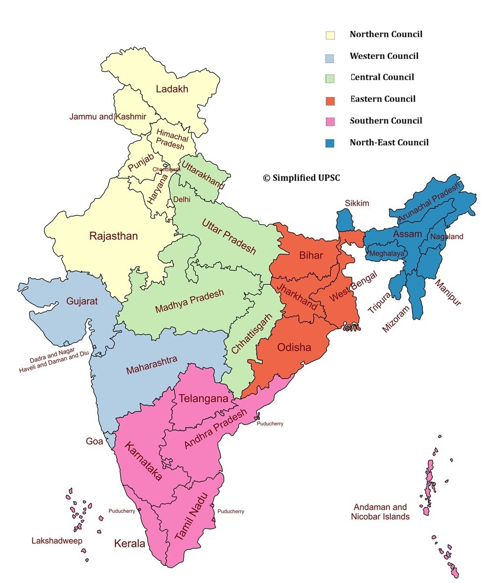 Inter‑State Relations 2 Zonal Councils